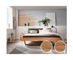 Forestales »Astoria« Massivholzbett II 180x200 cm / Wildeiche / Kopfteil VI