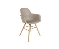 Zuiver »Albert Kuip« Designer-Stuhl mit Armlehne – erhältlich in 6 Farben