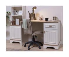 INFANSKIDS »Monte« Schreibtisch cream / mit Aufsatz