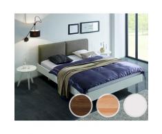 Hasena Fine-Line Massivholzbett Syma Airo/Cemoa 120x220 cm / Buche weiss deckend, lackiert