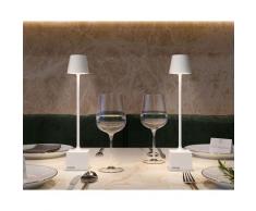 Sompex »Dave« Akku-Tischleuchte grau