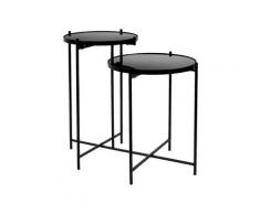 designline »Li« Beistelltisch 2 in 1 schwarz