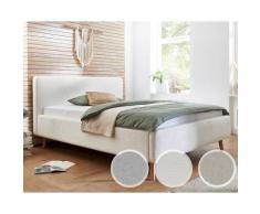 meise.möbel »Mattis« Polsterbett Teddy mit Bettkasten 140x200 cm / beige / ohne Bettkasten