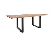 WOLFMÖBEL »Tucson« Massivholz Esstisch mit Ansteckplatten 140/220x90 cm