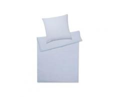 Elegante Seersucker Bettwäsche »Chelsea« Hellblau 7013-23 Bettwäsche 200x200 cm / 2x 80x80 cm