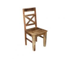 SIT »Rustic« Massivholz Mango Holzstuhl 2er-Set