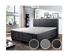 Winkle »Doris« Boxspringbett Elektro-Motor / 200x200 cm / H2/H3 / Stoff Anthrazit 9549