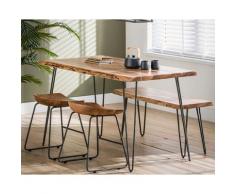 designline »Edge« Massivholz Esstisch