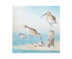 La Casa »Strandläufer auf der Suche« Ölbild handbemalt