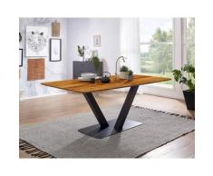 3S Frankenmöbel »Chicago« Massivholz Esstisch TI-0305 / Akazie / 180 x 90 cm