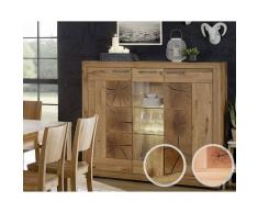 3S Frankenmöbel »Albero« Massivholz Highboard II WZ-0315 / Kernbuche / 150x135x40 cm