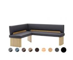 Schösswender »Ontario« 300 Eckbank Variante B 152/212 cm / Gavin 202 rot / Wildeiche natur, Variante B