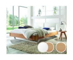 Hasena Oak-Line Massivholzbett Slitto/Cemoa 180x200 cm / Eiche natur, gebürstet, geölt