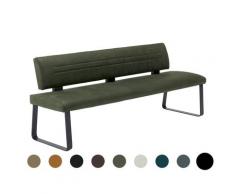 Schösswender »Diana 300« Polsterbank Variante A 160 cm / Echtleder Premium 997 darkchocolate