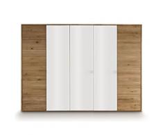 Massivholz »Wild« Drehtürenschrank weiß – erhältlich in 3 Ausführungen