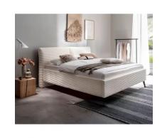 meise.möbel »Matera« Polsterbett Cord mit Bettkasten 140x200 cm / mit Bettkasten / mit 7-Zonen-Tonnentaschenfederkern-Wendematratze / Härtegrad