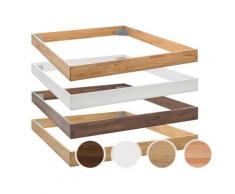 Hasena Moderno Massivholz Bettrahmen Trento 16 100x200 cm / Buche weiss deckend, lackiert