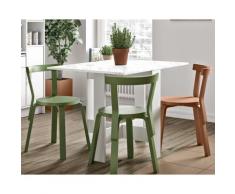 TemaHome »Papillon« Esstisch Weiß mit Marmor