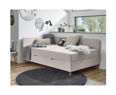 meise.möbel »Cabana« Polsterbett inkl. Bettkasten 120x200 cm / Stoffbezug Faro taupe