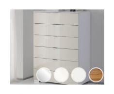 Staud »Sonate« Kommode 6SK Umbra / Alpinweissglas / Weiss