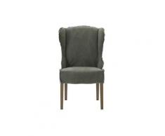 designline »Cozy« Ohrensessel braun