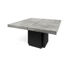 TemaHome »Dusk 130« Esstisch Beton - Schwarz