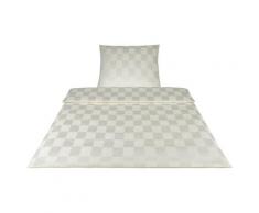 Elegante Mako-Satin Bettwäsche »Courage« Creme 2244-07 Bettwäsche / 155x220 cm / 80x80 cm