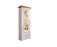 3S Frankenmöbel »Country« Massivholz Vitrine l weiss