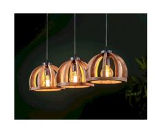 designline »Zanetti« Hängelampe 3 Schirme Stahl