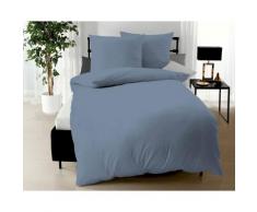 Kaeppel Mako-Satin Bettwäsche Uni 3000/641 taube 155x220 cm / 80x80 cm