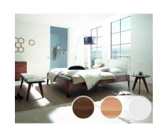 Hasena Fine-Line Massivholzbett Syma Xylo/Cemoa 160x220 cm / Buche weiss deckend, lackiert