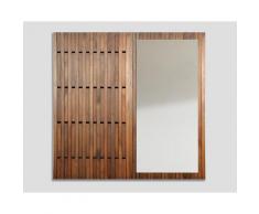 BlackWood »Piaforte« Massivholz Design-Garderobe Nussbaum – erhältlich in 8 Ausführungen