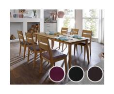 Schösswender »Filippa« Wildeiche Massivholz Essgruppe I Echtleder beige