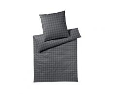 JOOP! »Soft Checks« Bettwäsche Anthracite 45000-09 Bettwäsche / 200x200 cm / 2x 80x80 cm