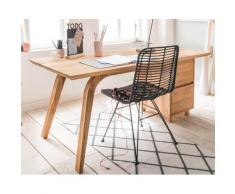 Massivholz »Vegas« Schreibtisch Wildeiche natur geölt