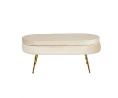 SalesFever »Arielle« Sitzpouf oval 99x44x40 cm / Rose