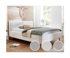 meise.möbel »Mattis« Polsterbett Teddy mit Bettkasten 160x200 cm / beige / ohne Bettkasten