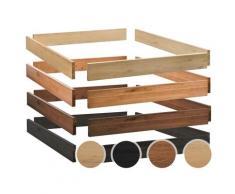 Hasena Oak-Line Massivholz Bettrahmen Modul 18 160x210 cm / Eiche cognac, gebürstet, geölt