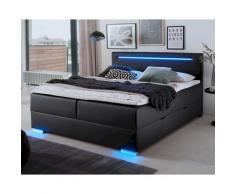 meise.möbel »Las Vegas II« Boxspringbett inkl. Bettkasten in schwarz – erhältlich in 4 Größen