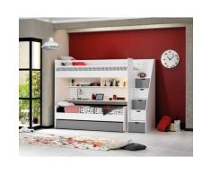 INFANSKIDS »Neo« Hochbett grau/weiß