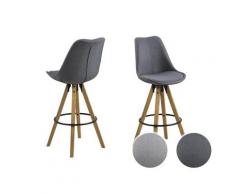 Actona »Dima« Barhocker I 48,5x111,5x55 cm / hellgrau