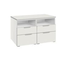 Hasena »Dowio« Kommode Korpus: 10-Weiss / Front, Top: 80-Kernbuche natur, geölt