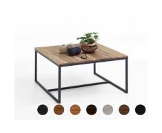 Bodahl »Nobel« Couchtisch Rustic Oak II 80x80 cm / Eiche mocca black
