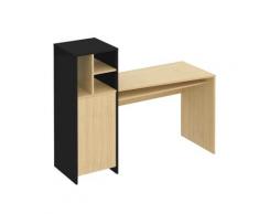 TemaHome »Mitch« Schreibtisch Schwarz 130x113x50 cm