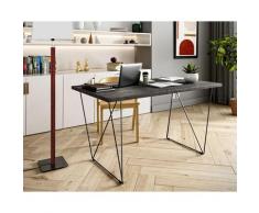 TemaHome »Flow« Schreibtisch Weiß-Multiplex / grün lackiert