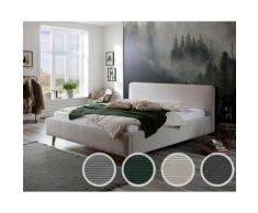 meise.möbel »Mattis« Polsterbett Cord mit Bettkasten 180x200 cm / beige / ohne Bettkasten