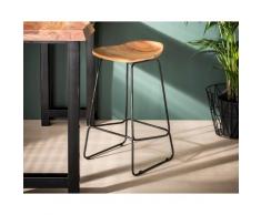 designline »Ergo« Massivholz Barhocker 42x73x40 cm