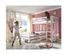 INFANSKIDS Bettenkombination inkl. Schubkasten Kiefer natur lackiert