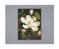 La Casa »Weiße Blüte« Ölbild handbemalt 90x120 cm auf Leinwand