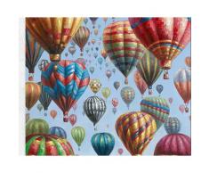 La Casa »Heissluftballons« Ölbild handgemalt 115x115 cm